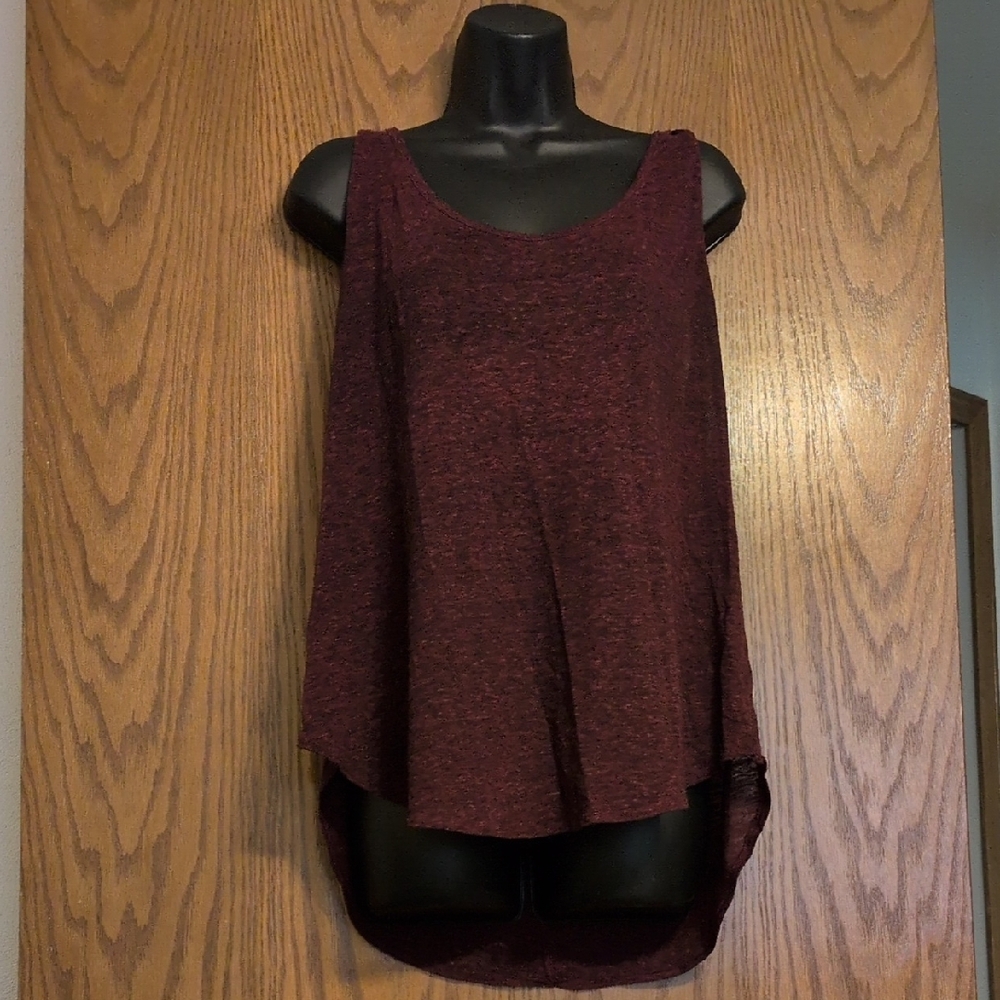 Old Navy Burgundy Semi Sheer Tank XL